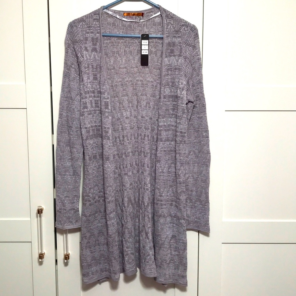 Grey cardigan